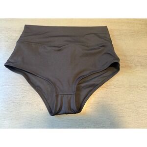 black VICTORIAS SECRET PINK ACTIVE  swimsuit bikini bottom size small